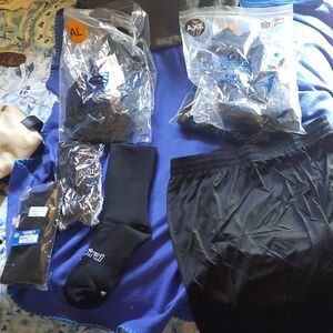 Black Men's Underwear and Socks Set